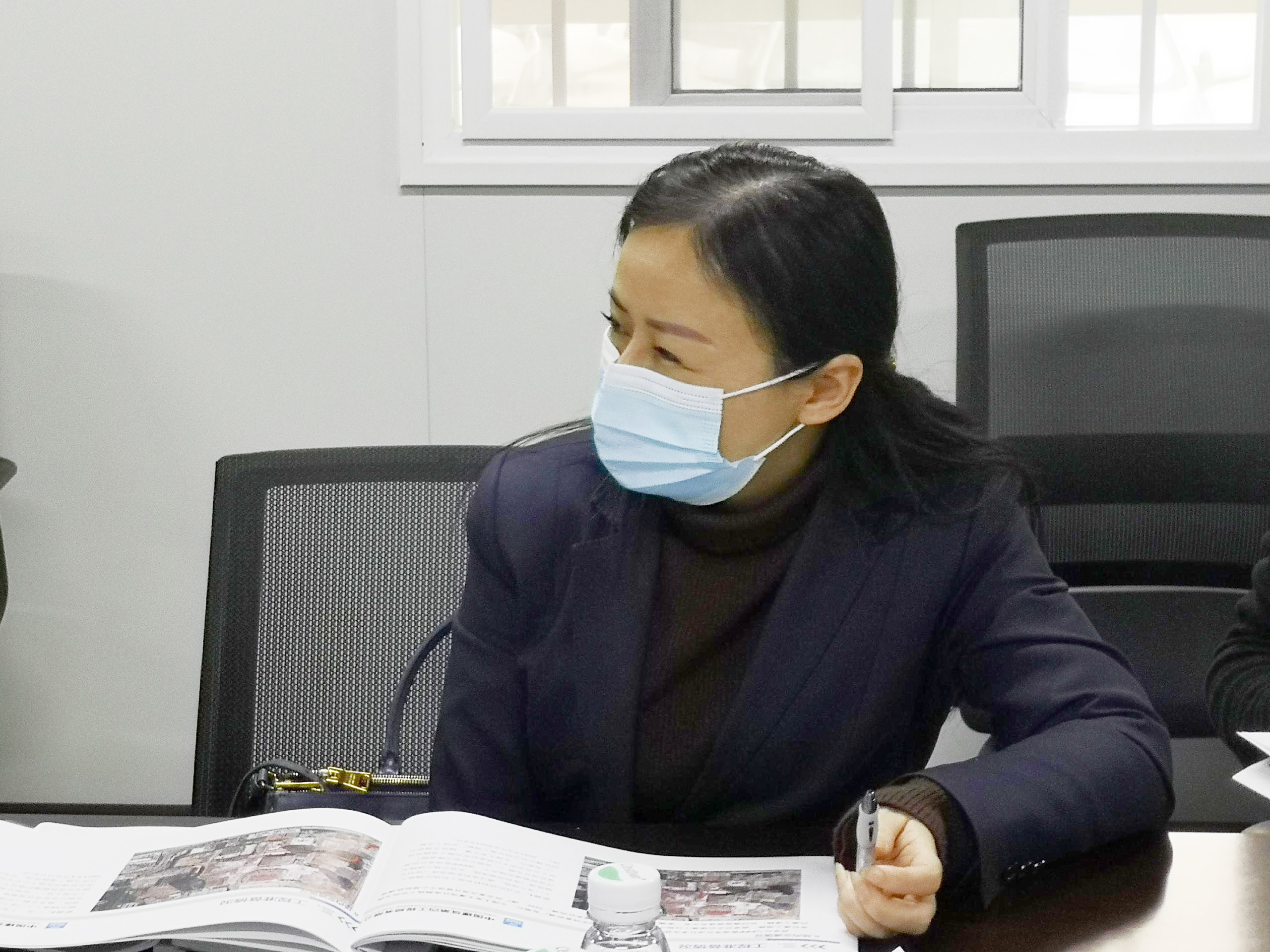 贺婷带队参加广发,人寿大厦项目工作协调会