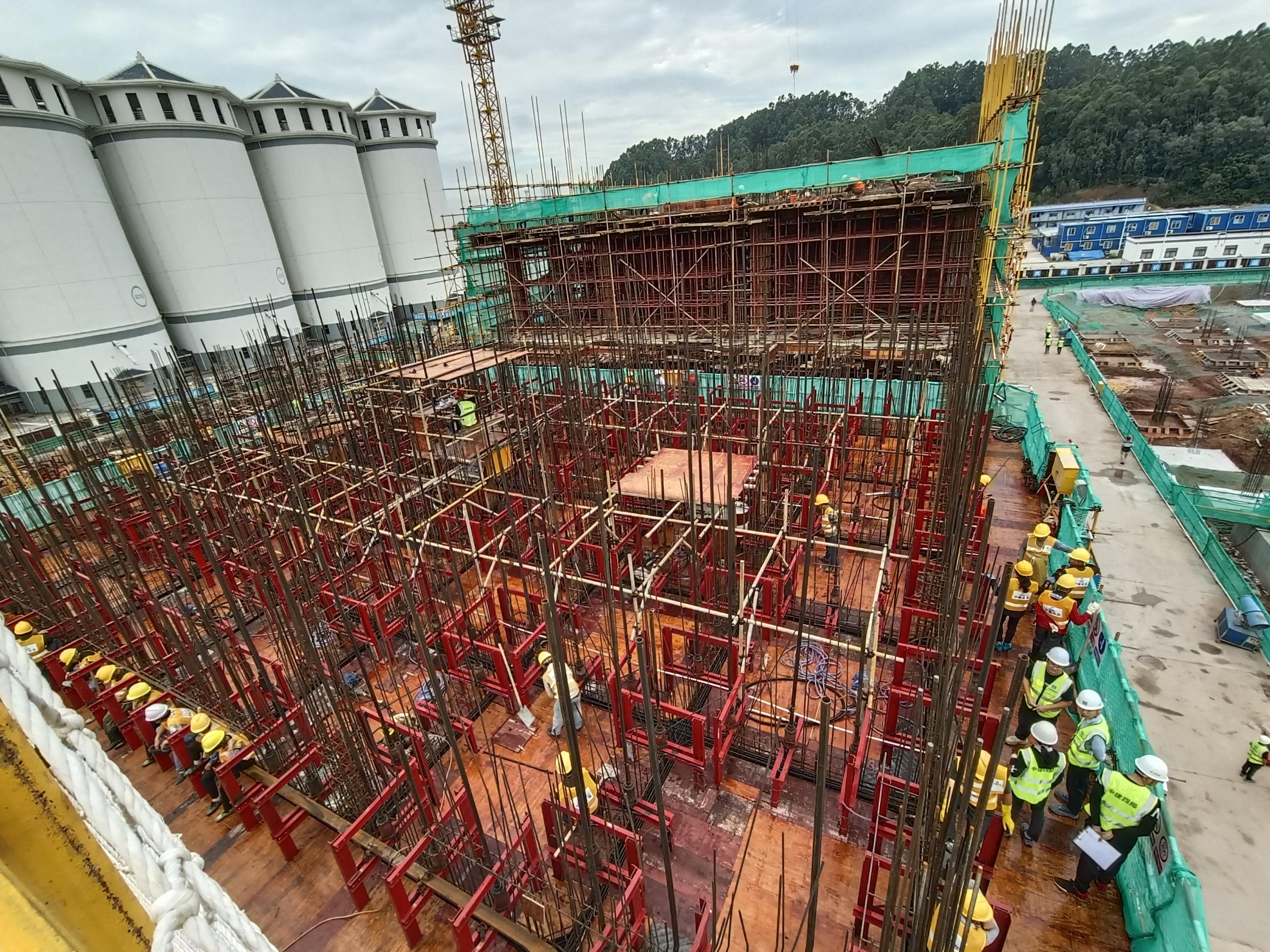 佛山粮库项目启动滑模施工